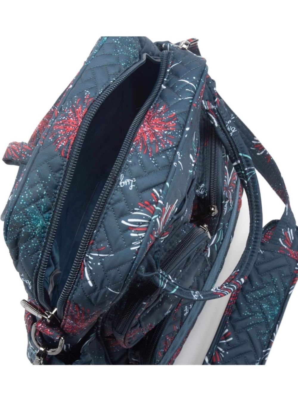 Lug Mini Puddle Jumper Firework Navy Tote - Picture 12 of 12